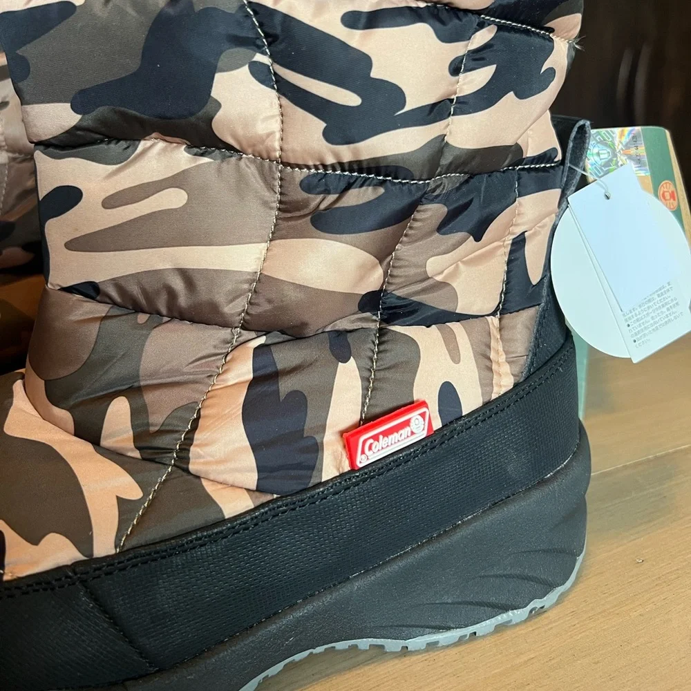 Camo Coleman Snow Boots NWT